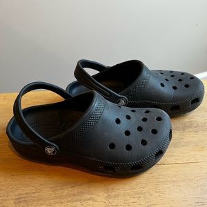Youth Black Crocs